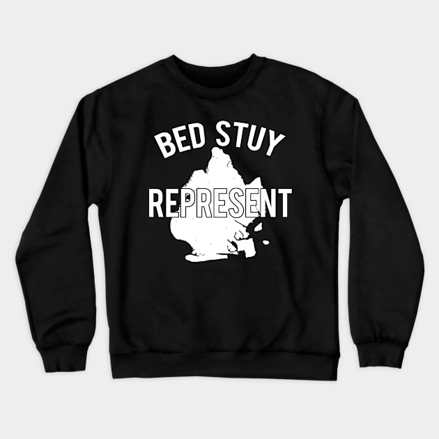 Bed Stuy Brooklyn Crewneck Sweatshirt by PopCultureShirts